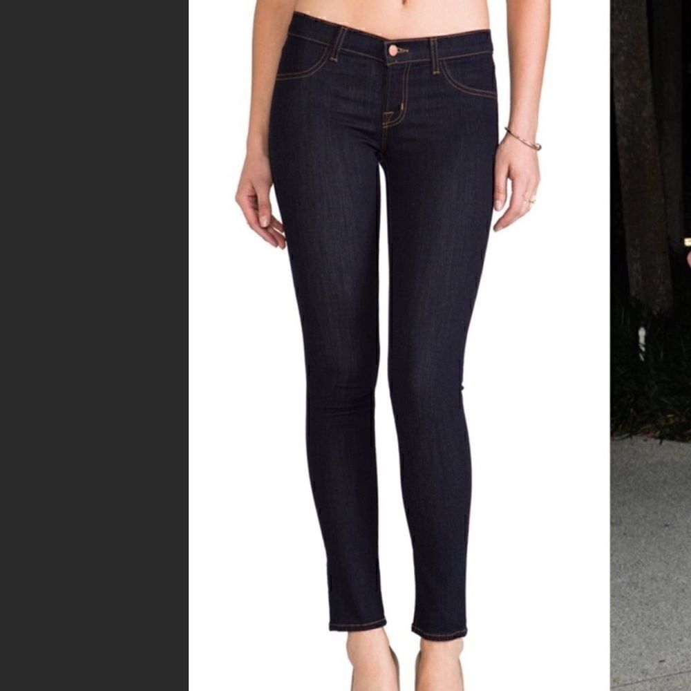 J Brand Skinny Leg Jeans Womens Ink Dark Wash Denim 811T289 Size 25